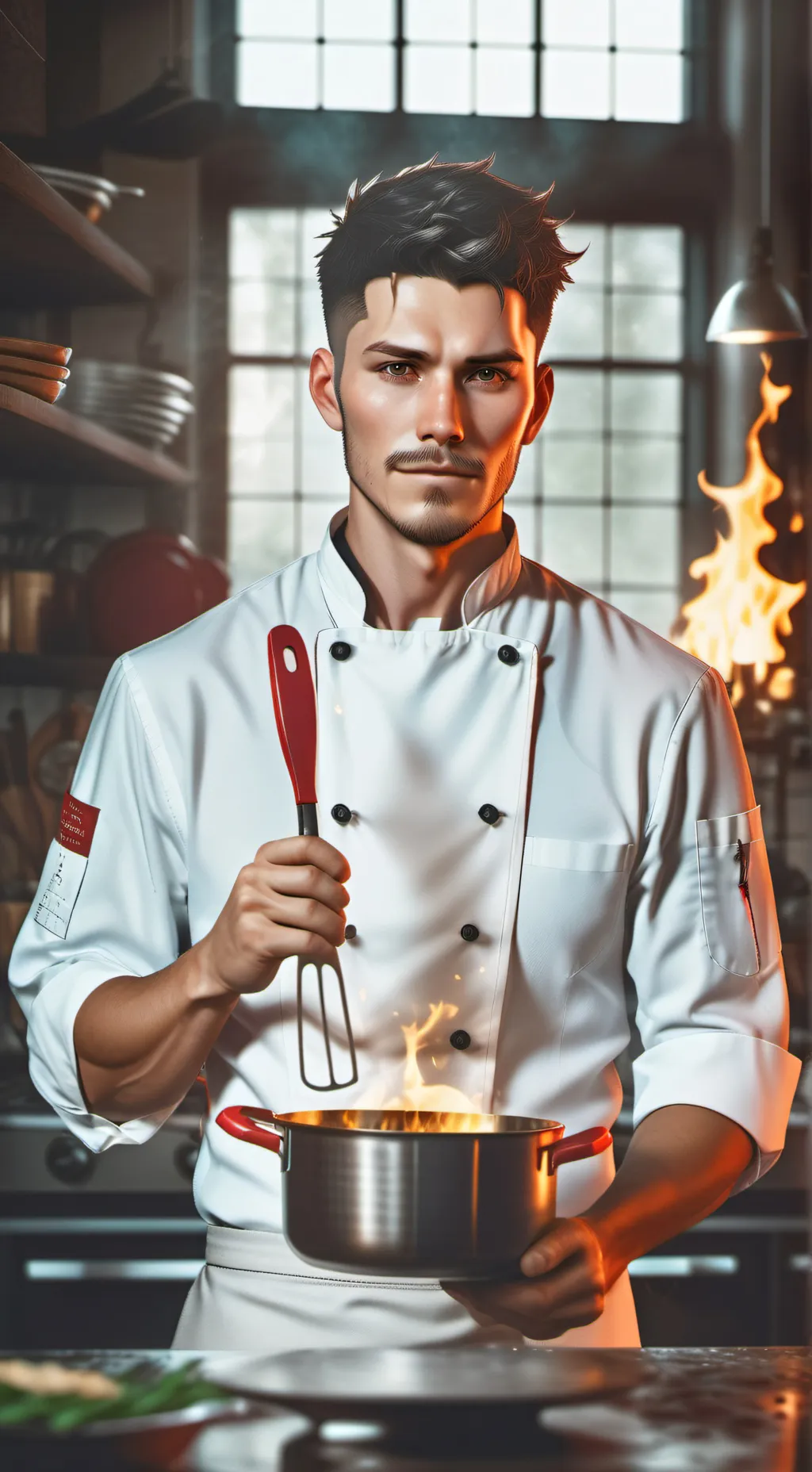 ai character: Gabriel the Hot-Tempered Chef background