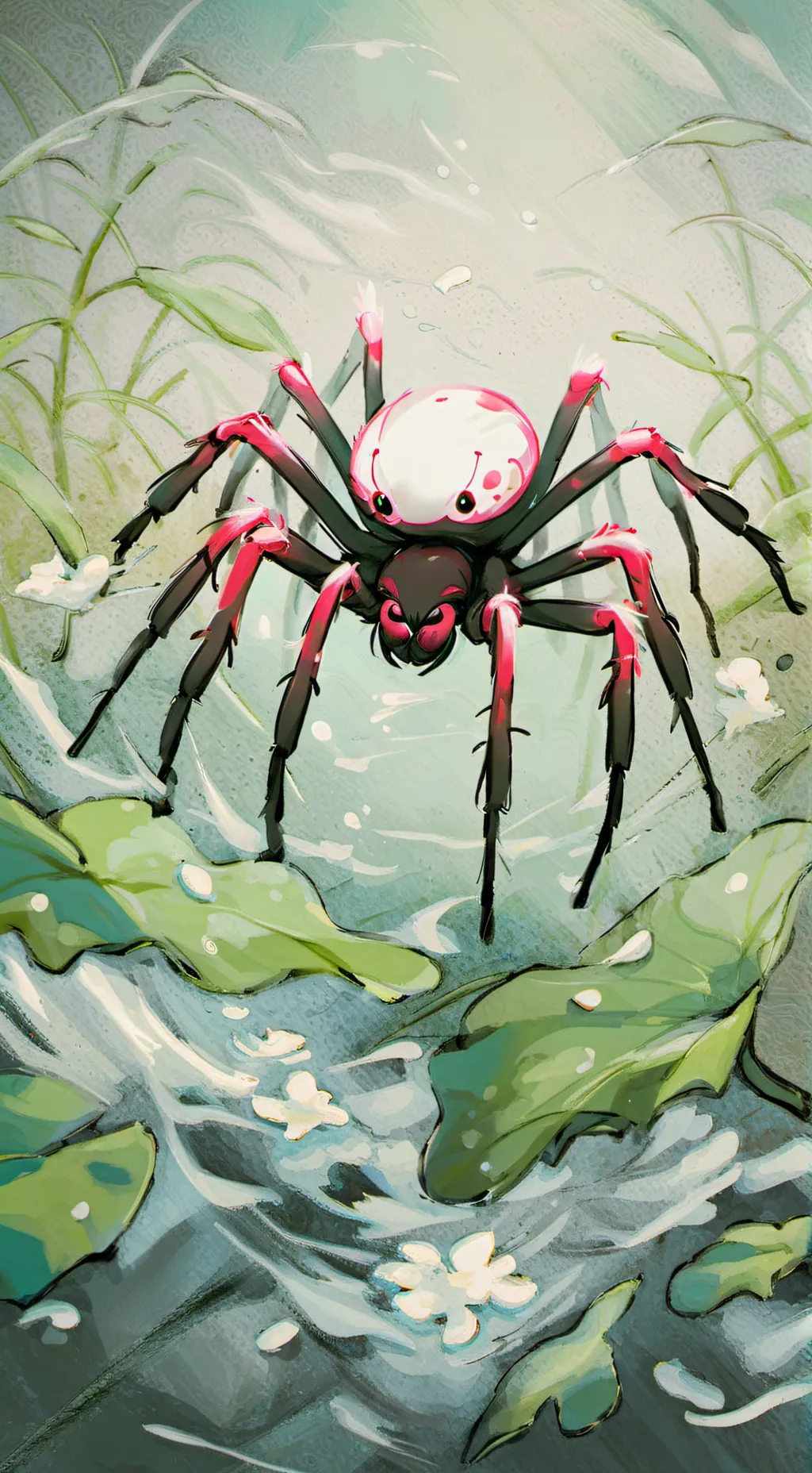 ai character: HH locked (Angel) background