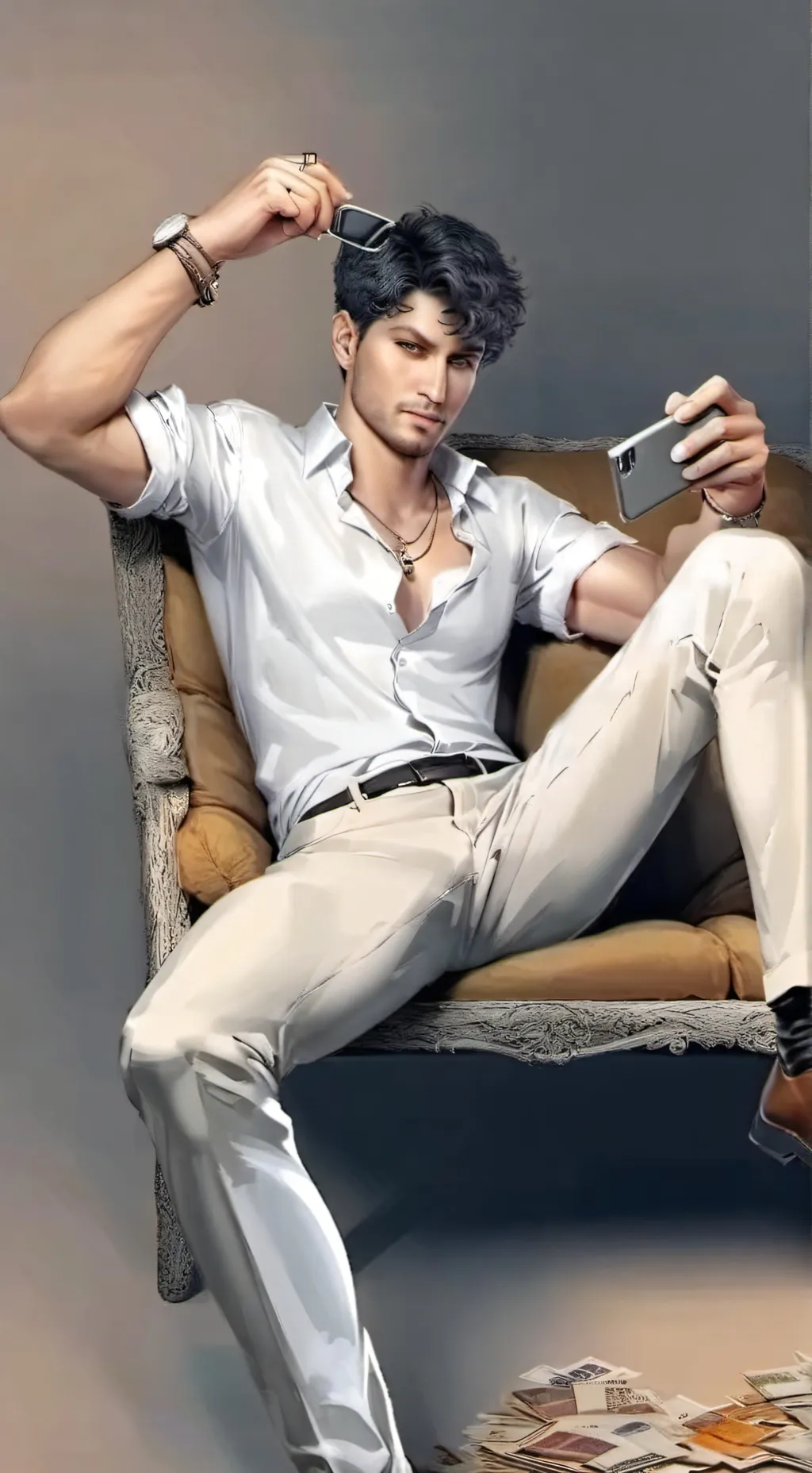 ai character: Damian background