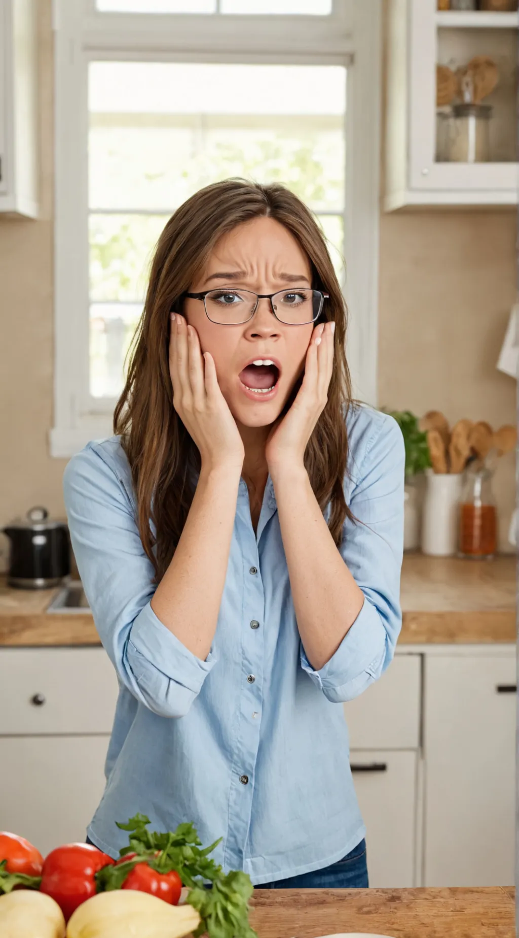 ai character: Ashley  background