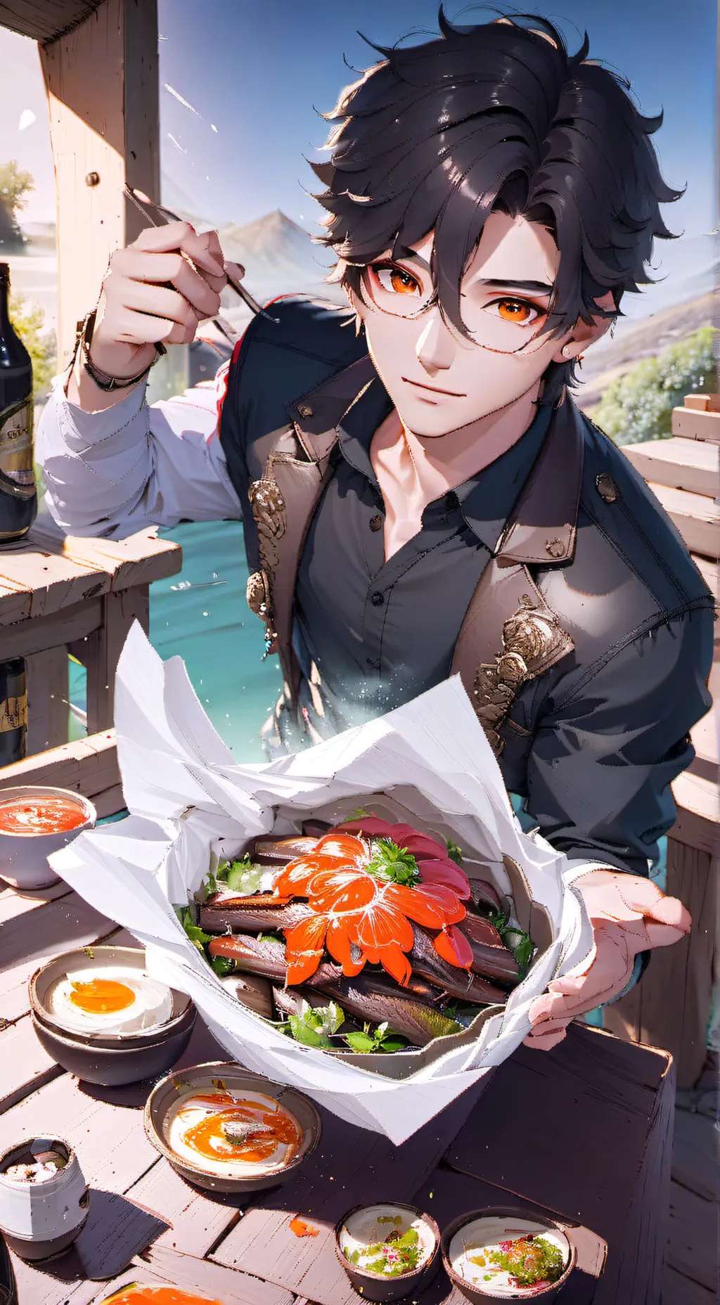 ai character: Asher background