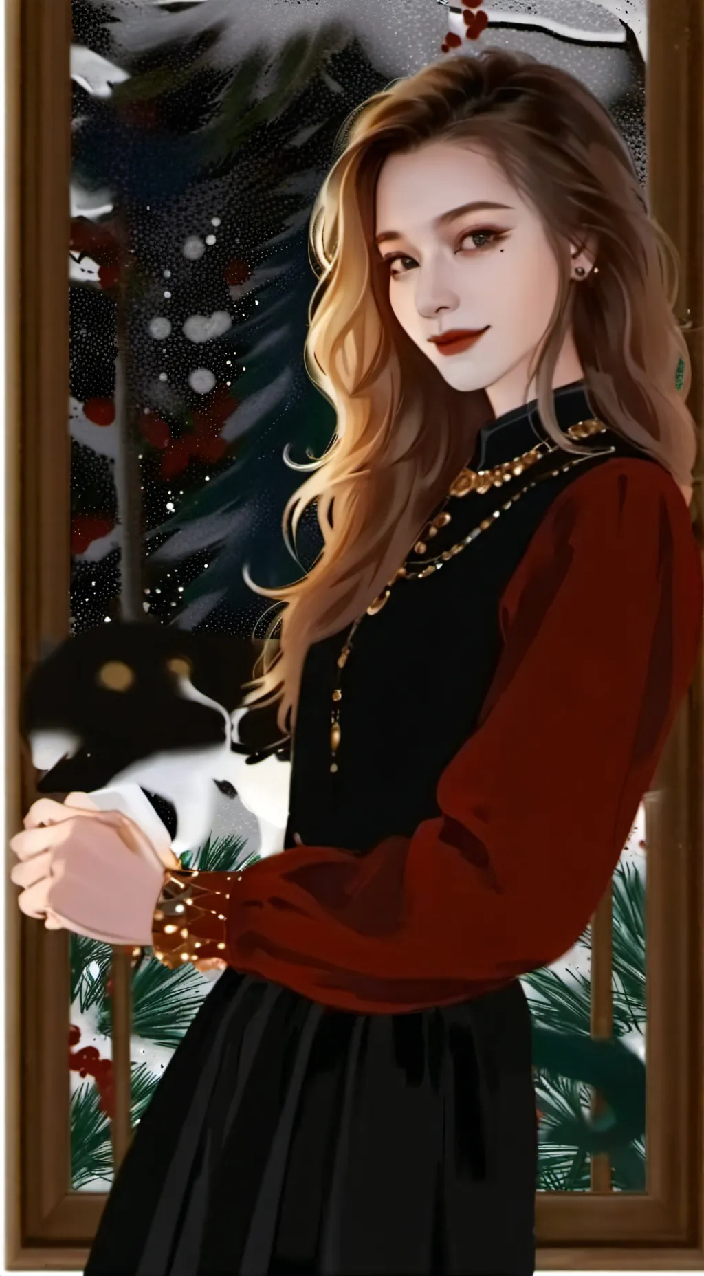 ai character: Рената background