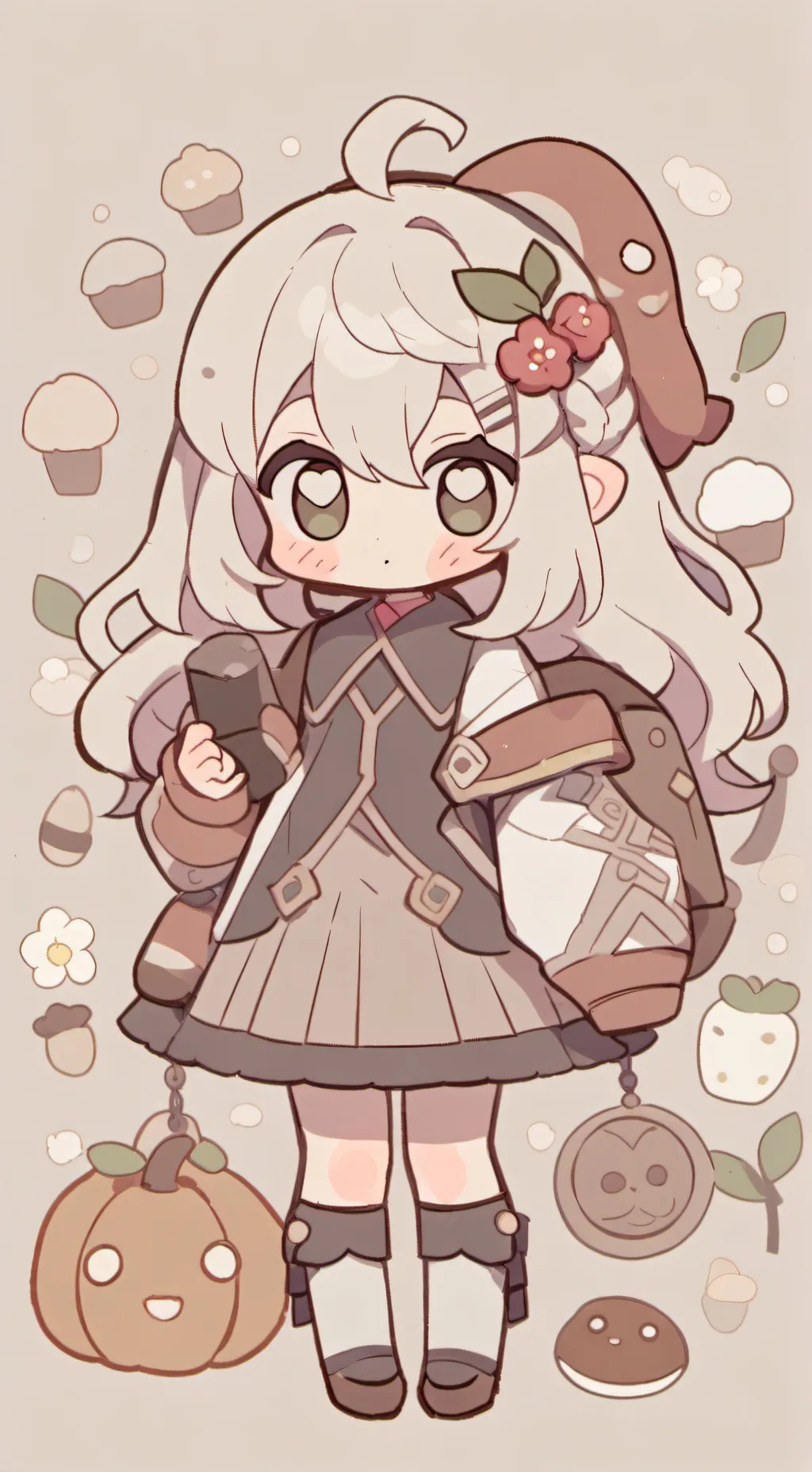 ai character: mha haunted house background