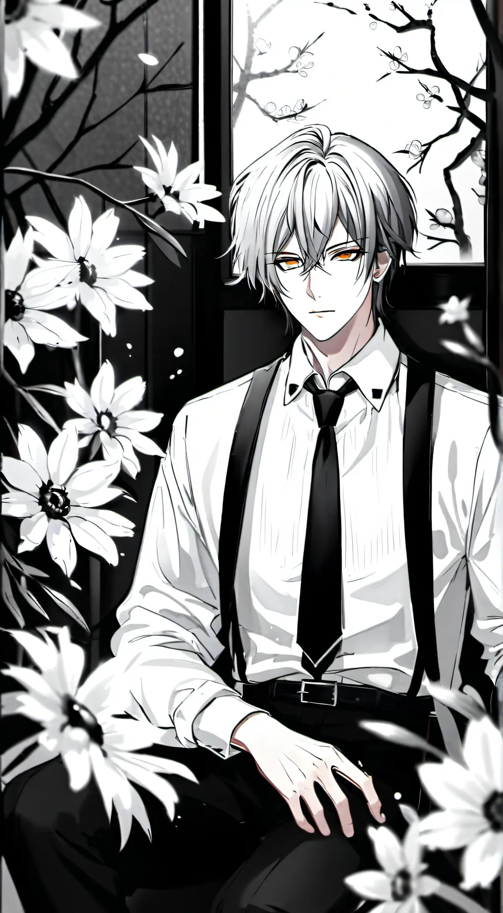 ai character: Asher  background