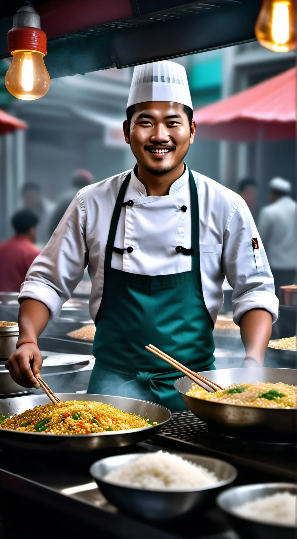 ai character: Fried Rice Tycoon background