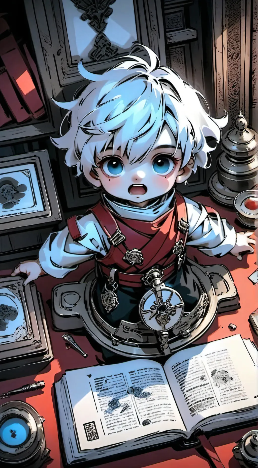 ai character: mute baby background