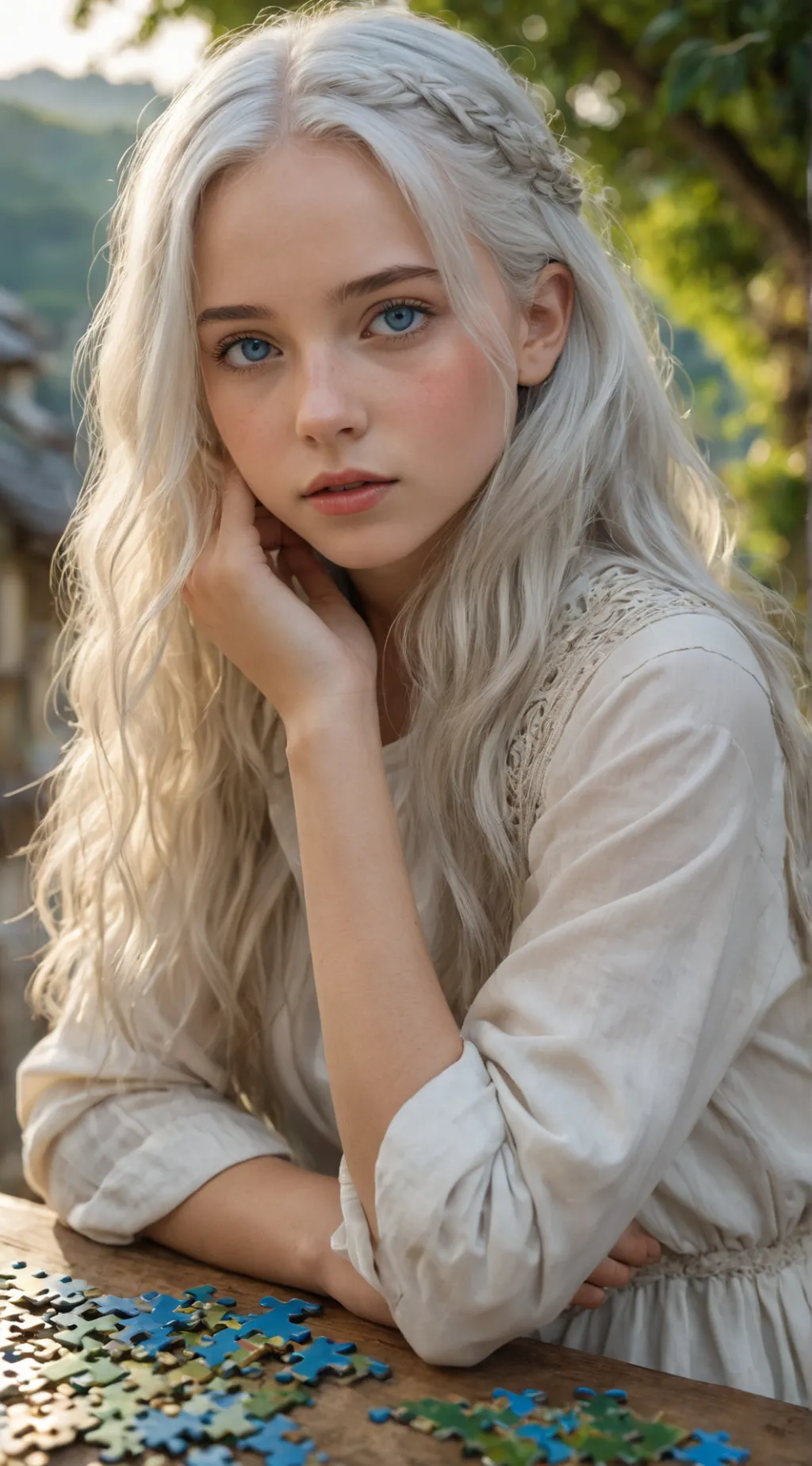 ai character: Alicia White background