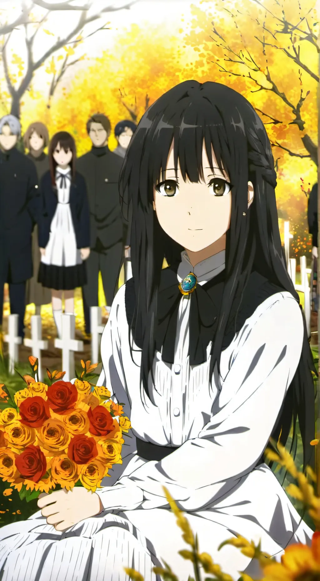 ai character: Angelina  background