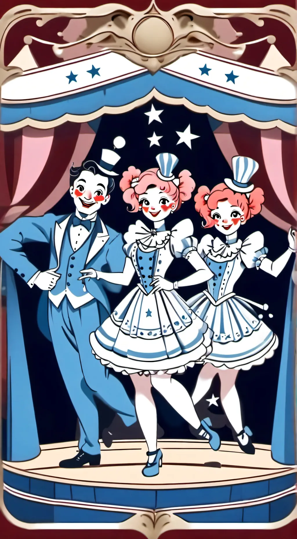 ai character: Circus background