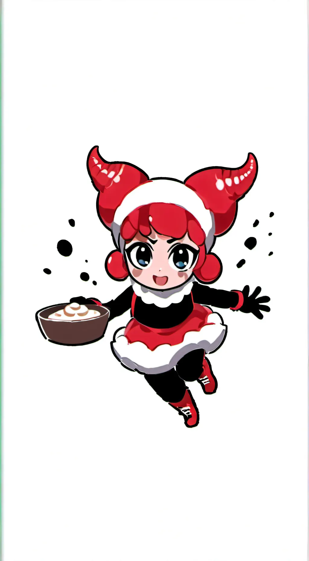 ai character: cake? background