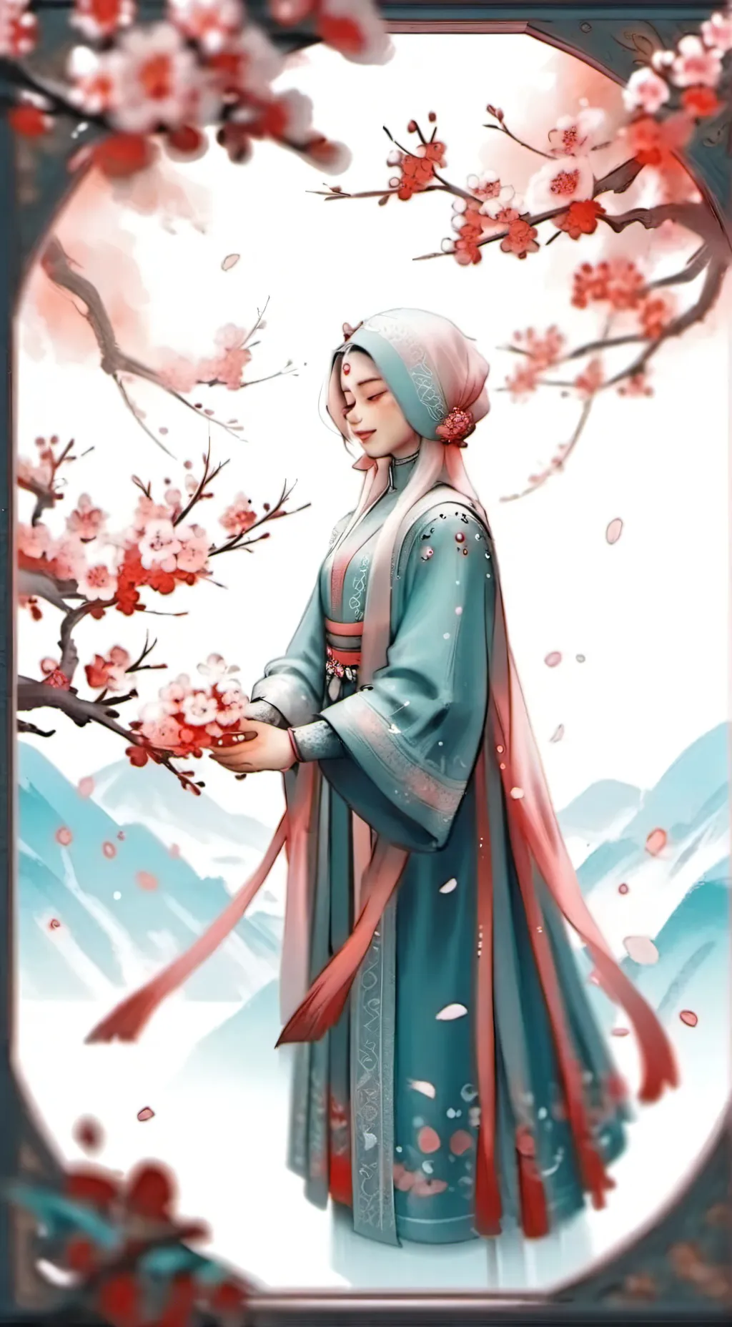 ai character: 🧃🍬girl challenge🌸🍧 background