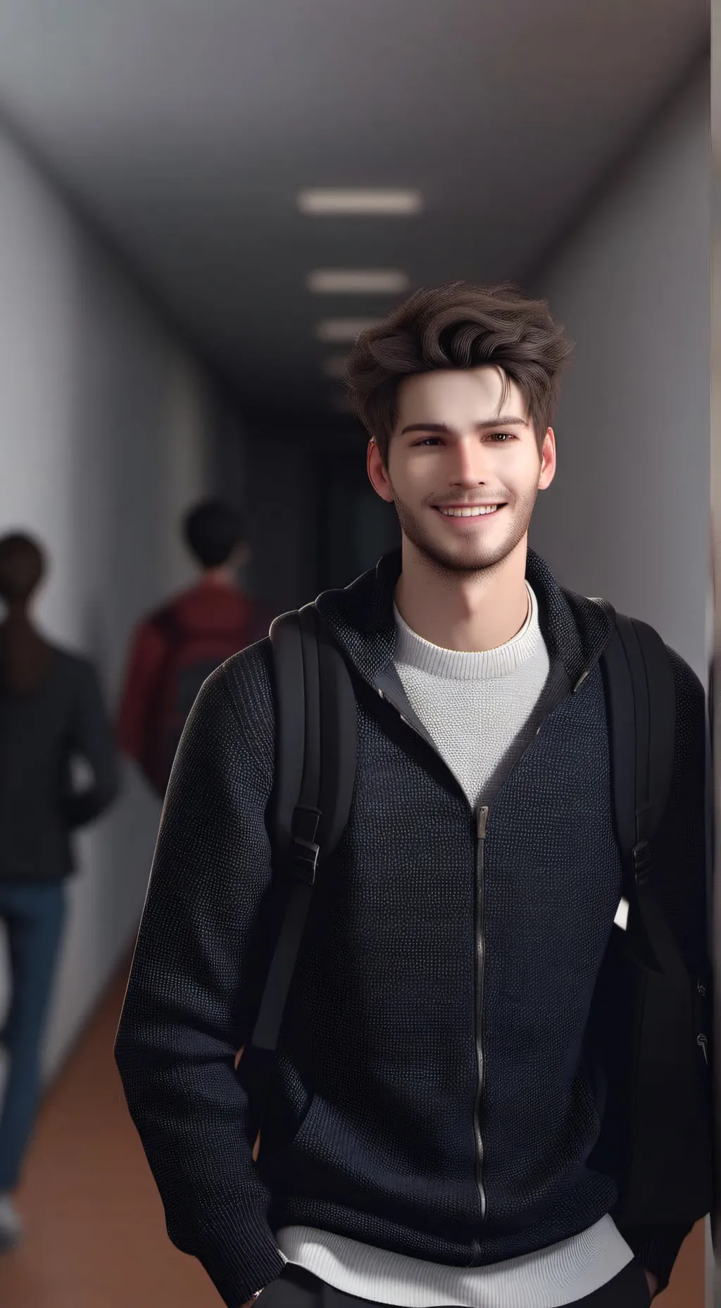 ai character: Alex 👁️👄👁️ background