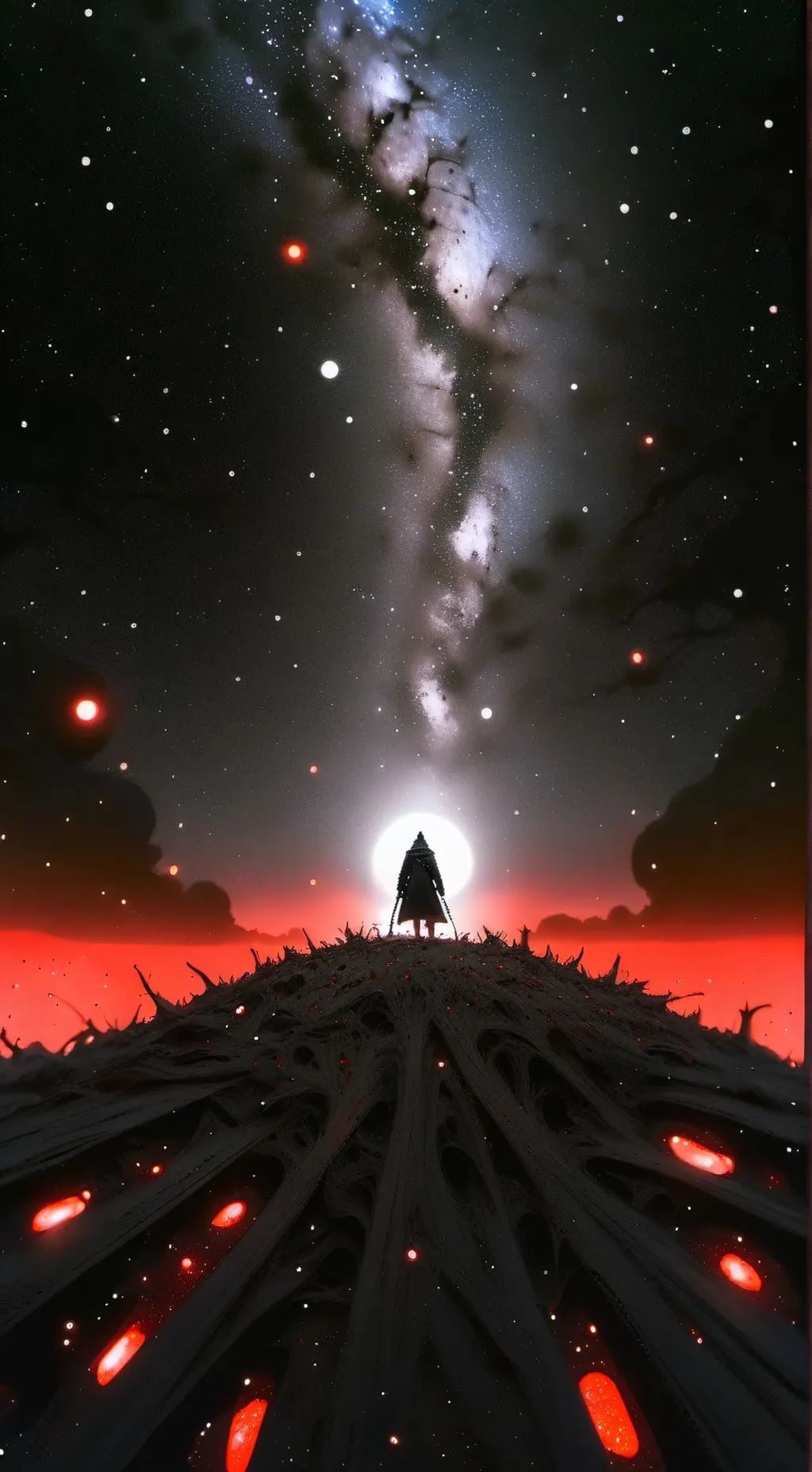 ai character: horror background