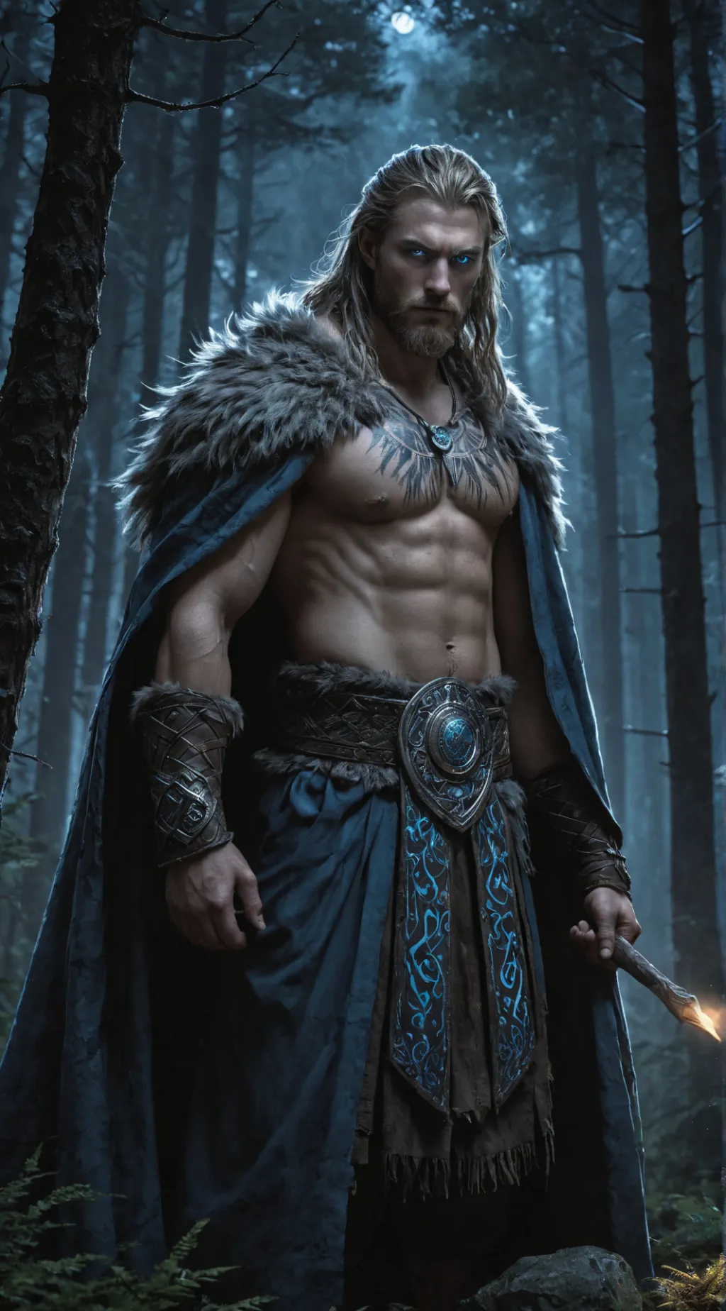 ai character: Fenrir background