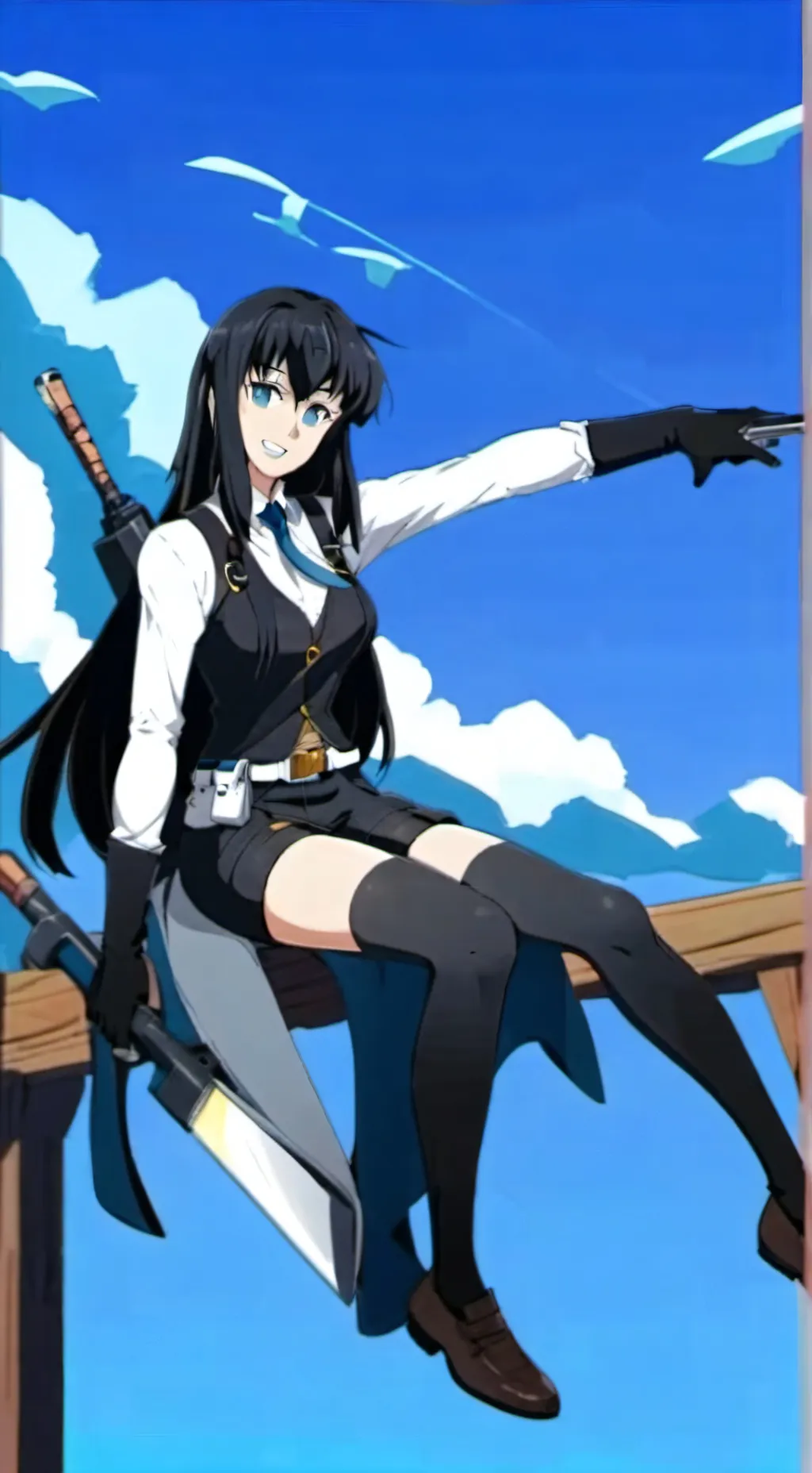 ai character: lucille 😅 background