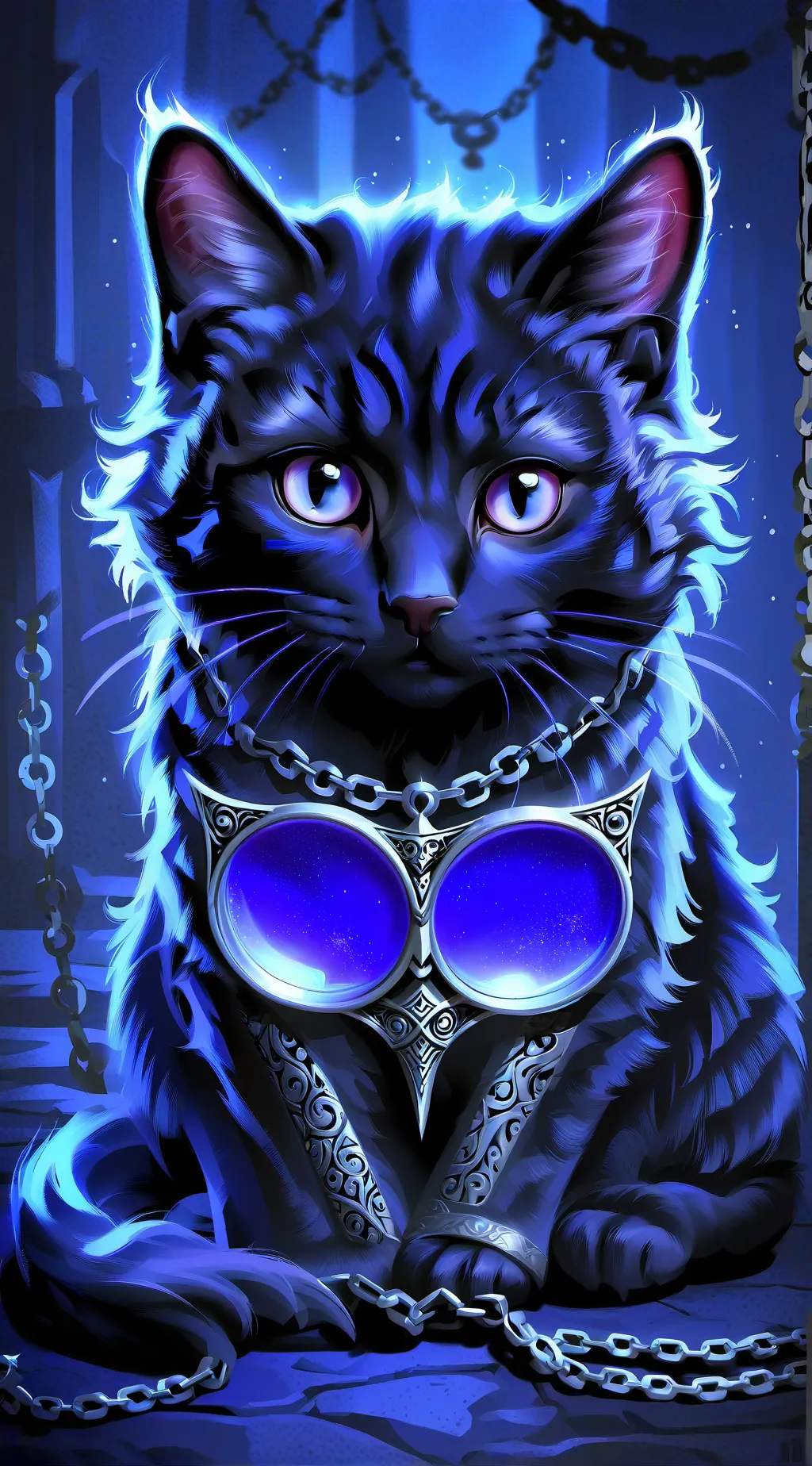 ai character: catnap background