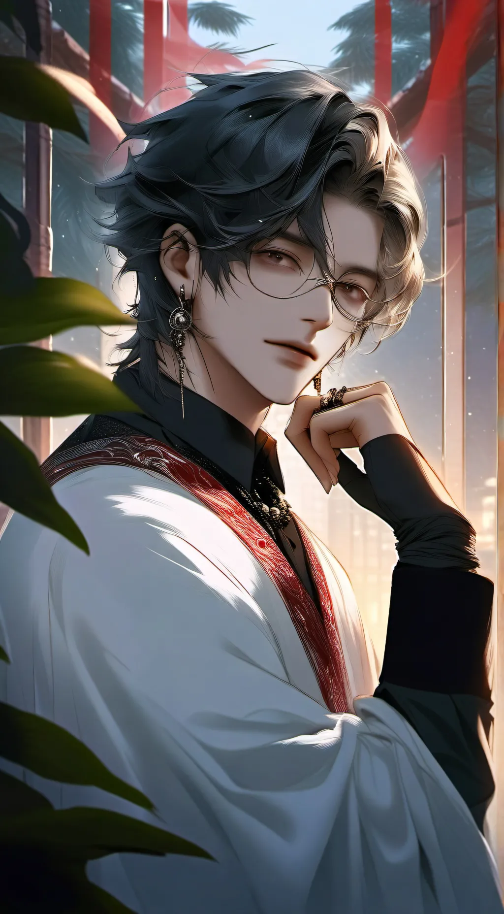 ai character: Leo background