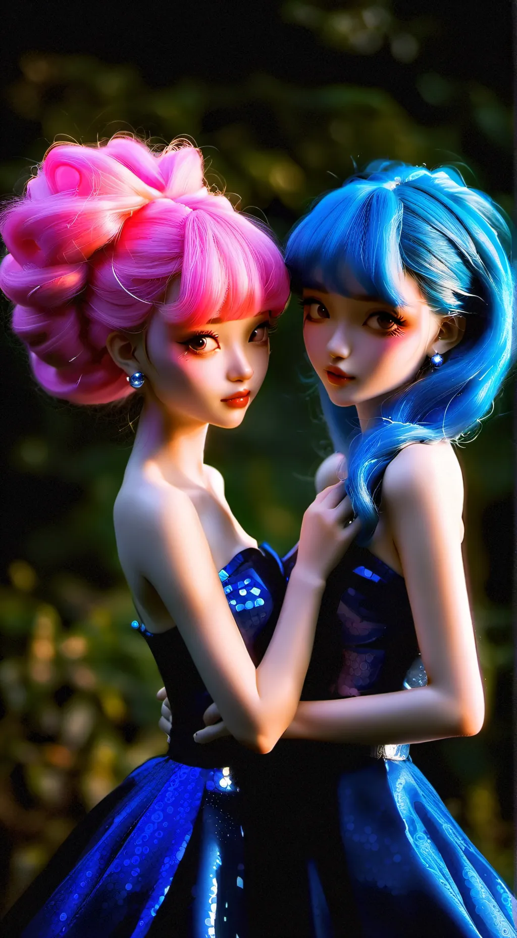 ai character: Shimmer and shine background