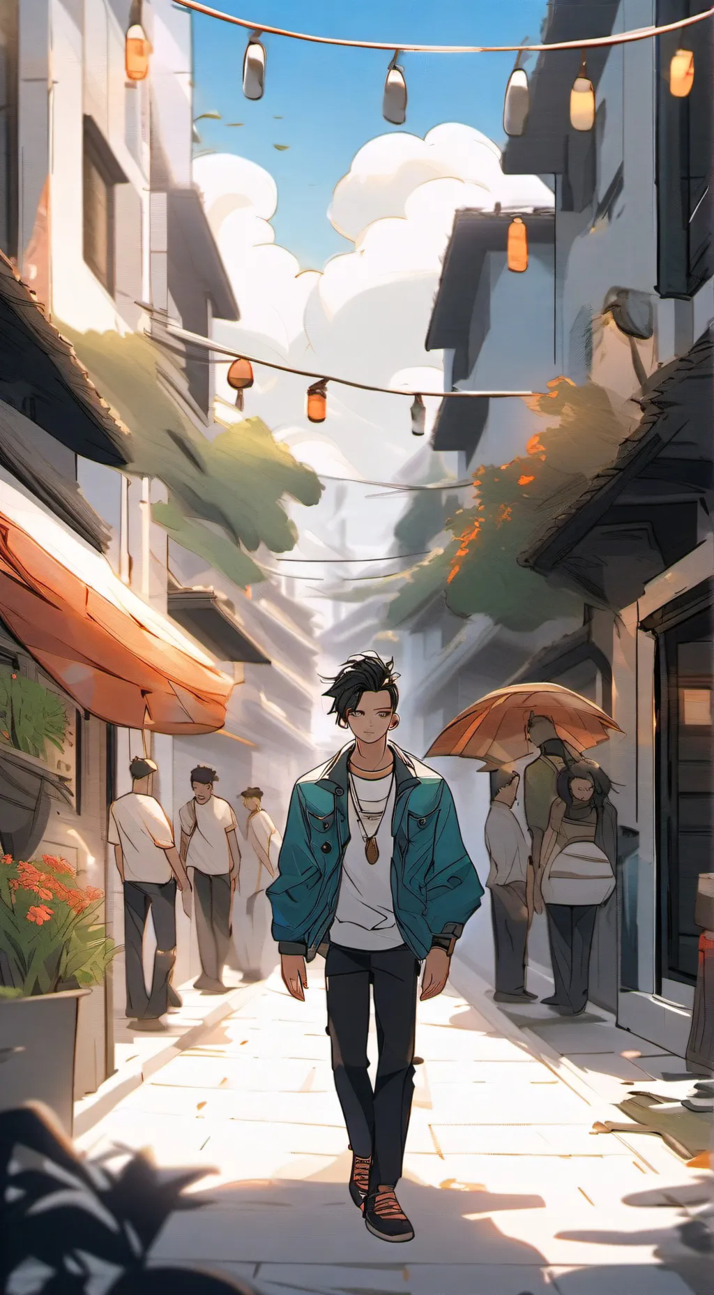 ai character: !oh!un conejito  background