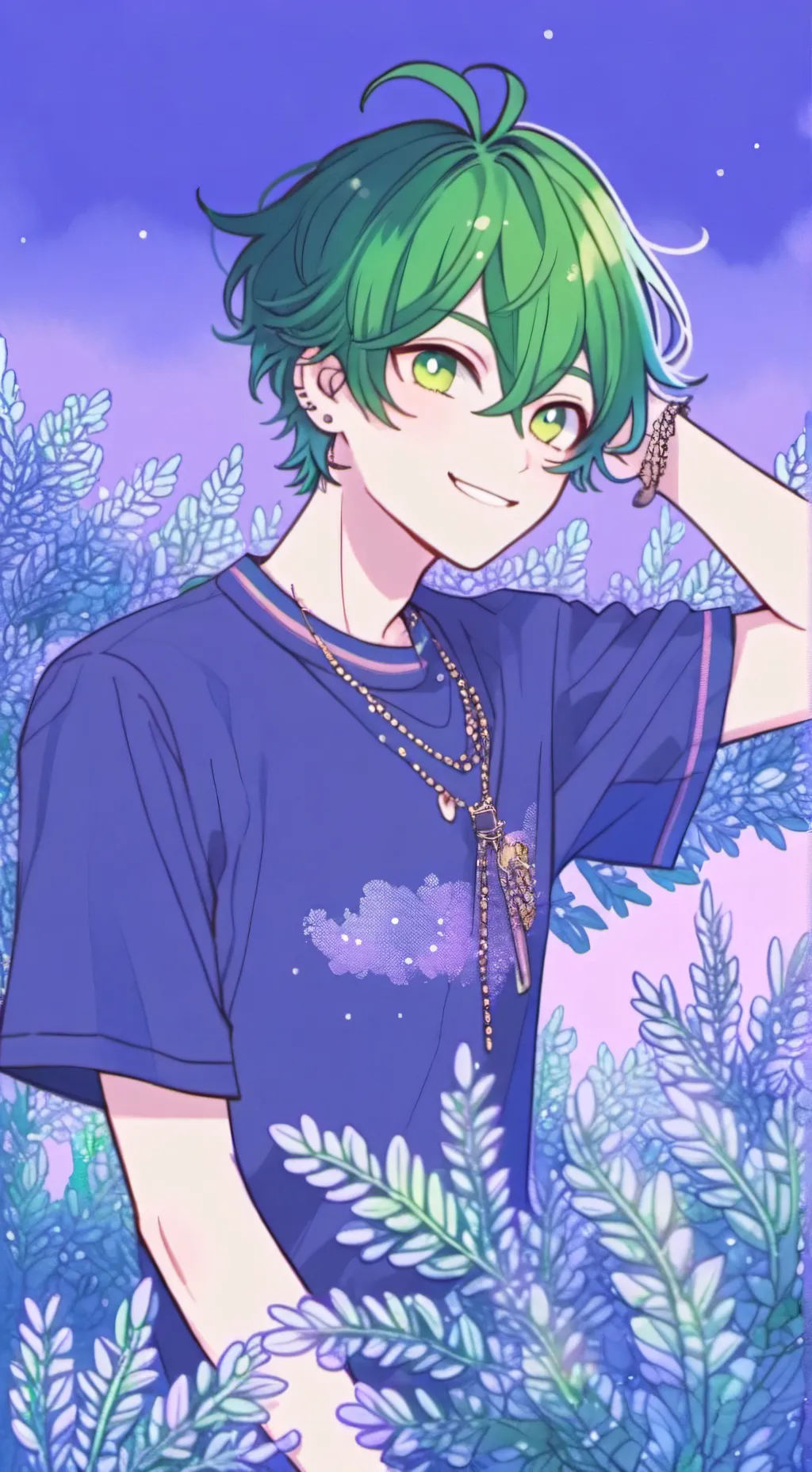 ai character: Henry🍀☘️ background