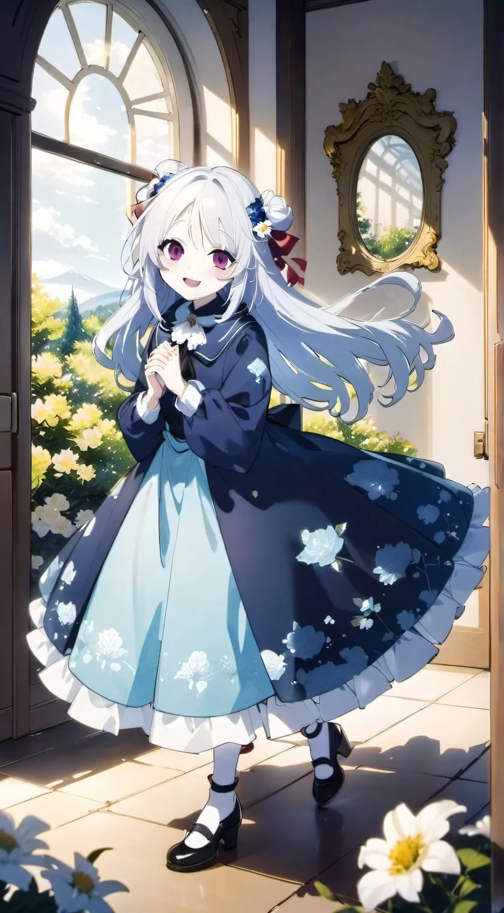 ai character: megy background