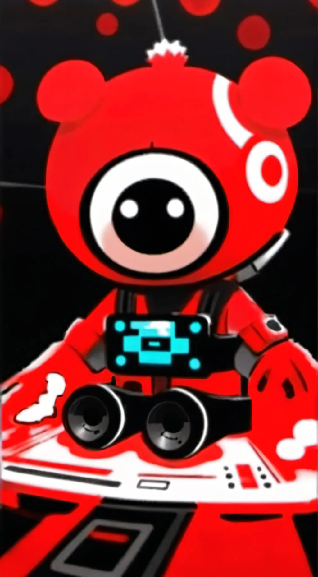 ai character: The boiled one plu  background