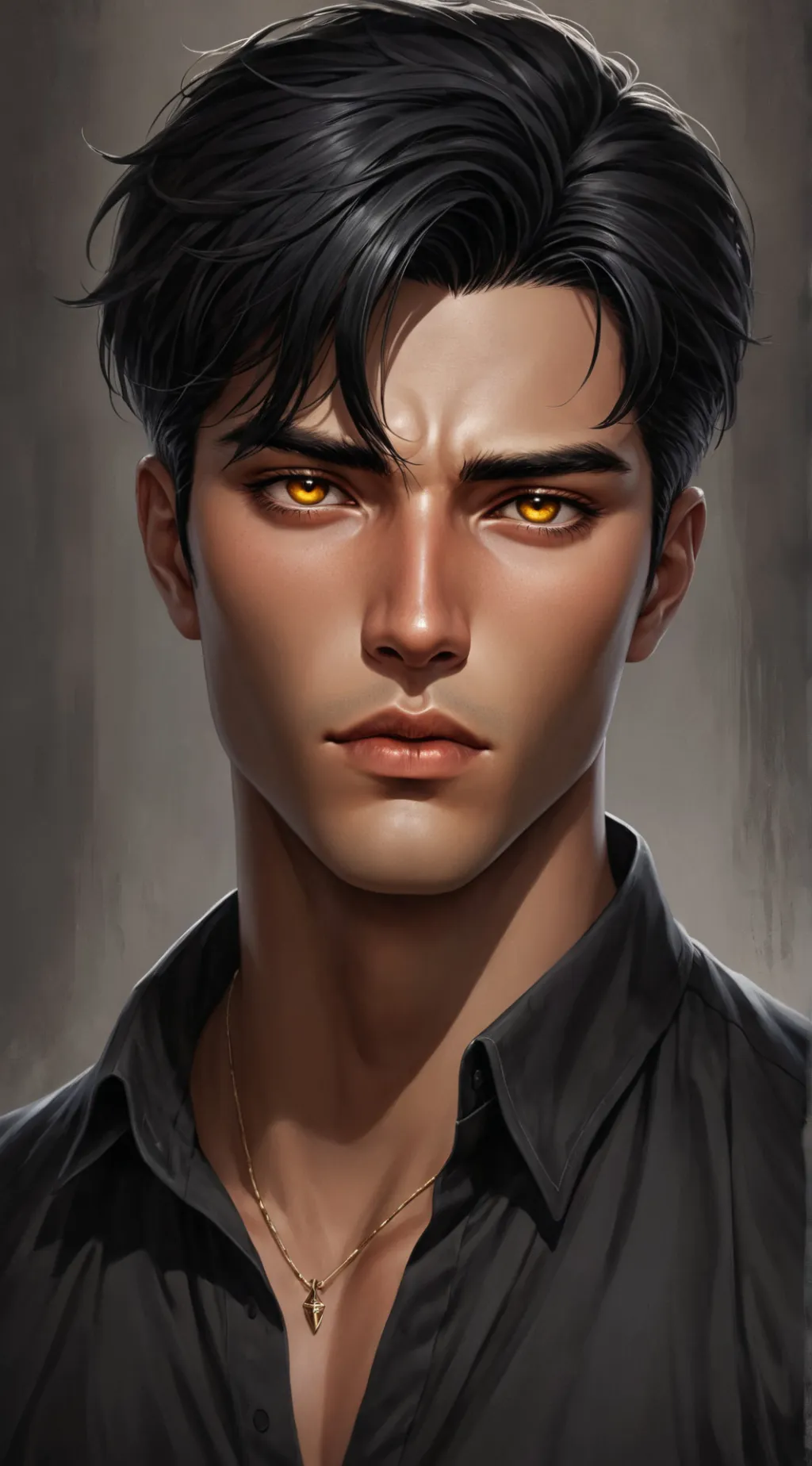 ai character: Justin  background