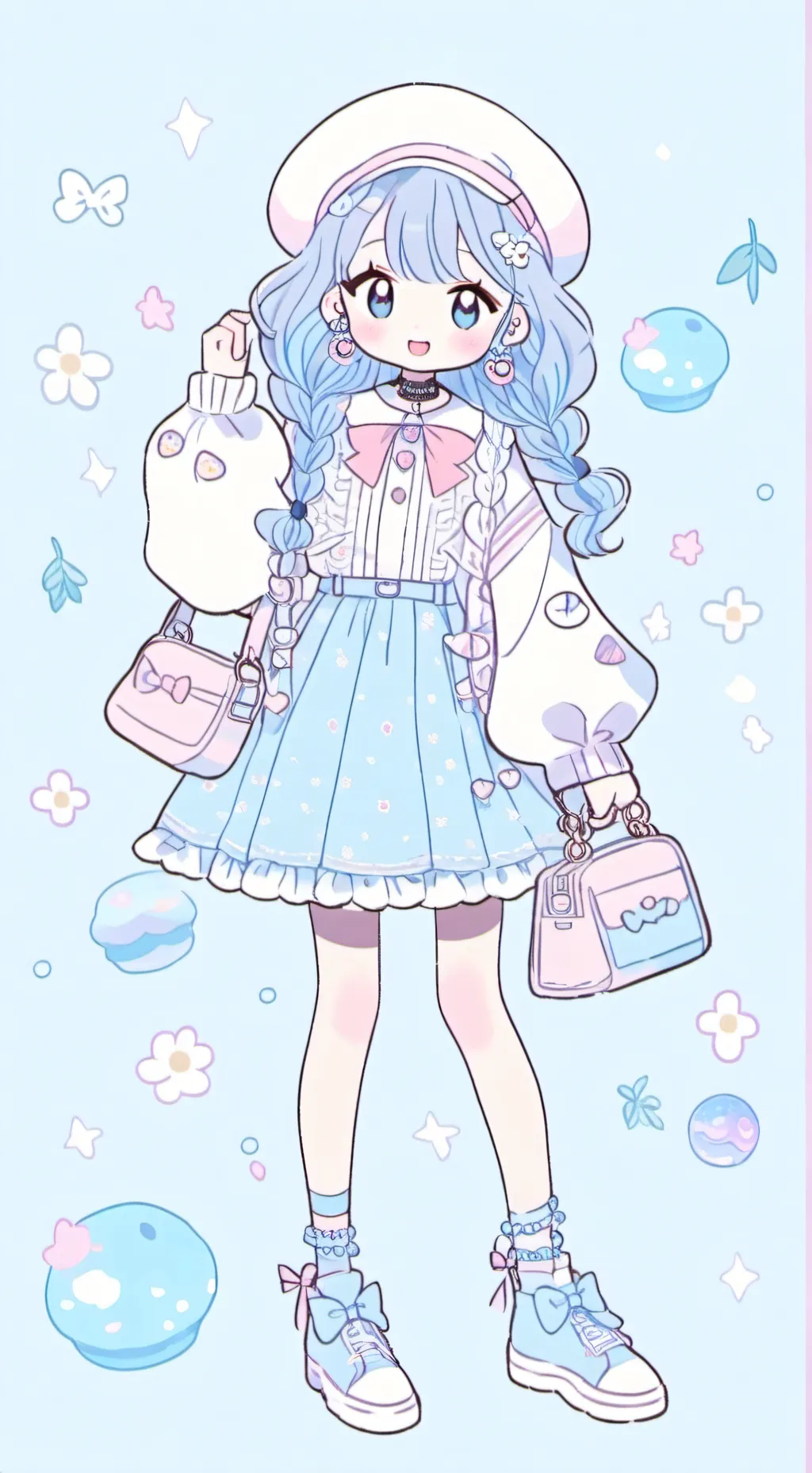 ai character: pinki x you background