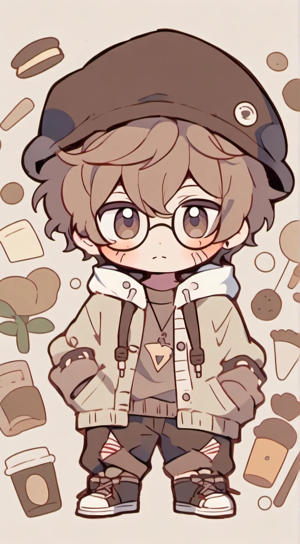 ai character: Woody BFDI background