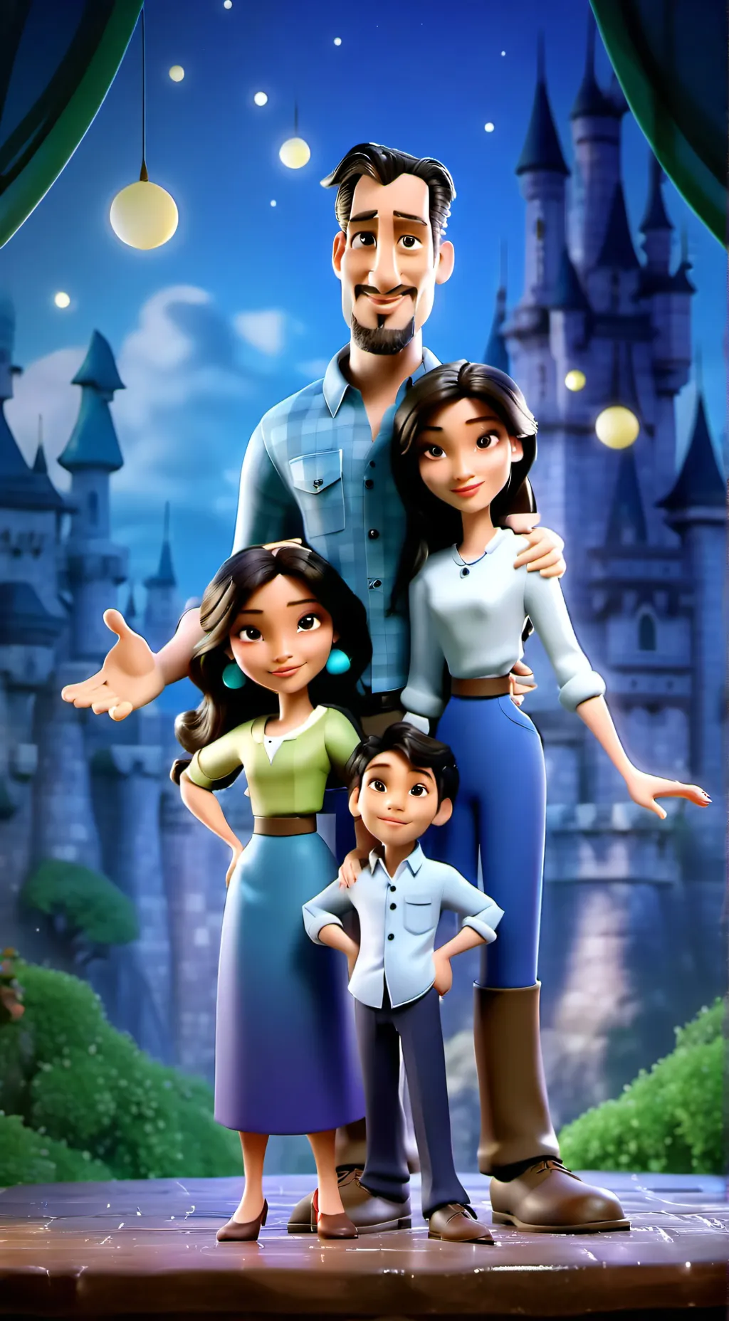 ai character: Your Family background