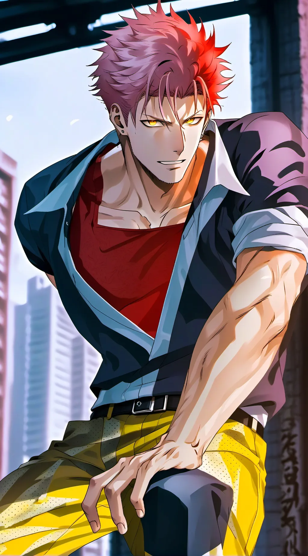 ai character: Kento Nanami background