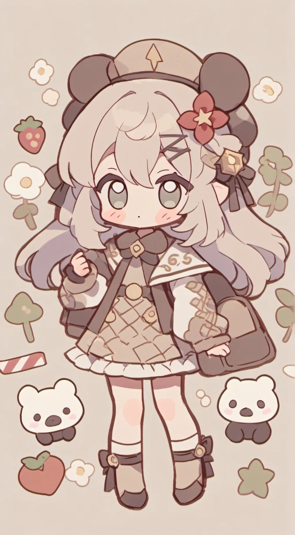 ai character: bakugo bebe 💗 background