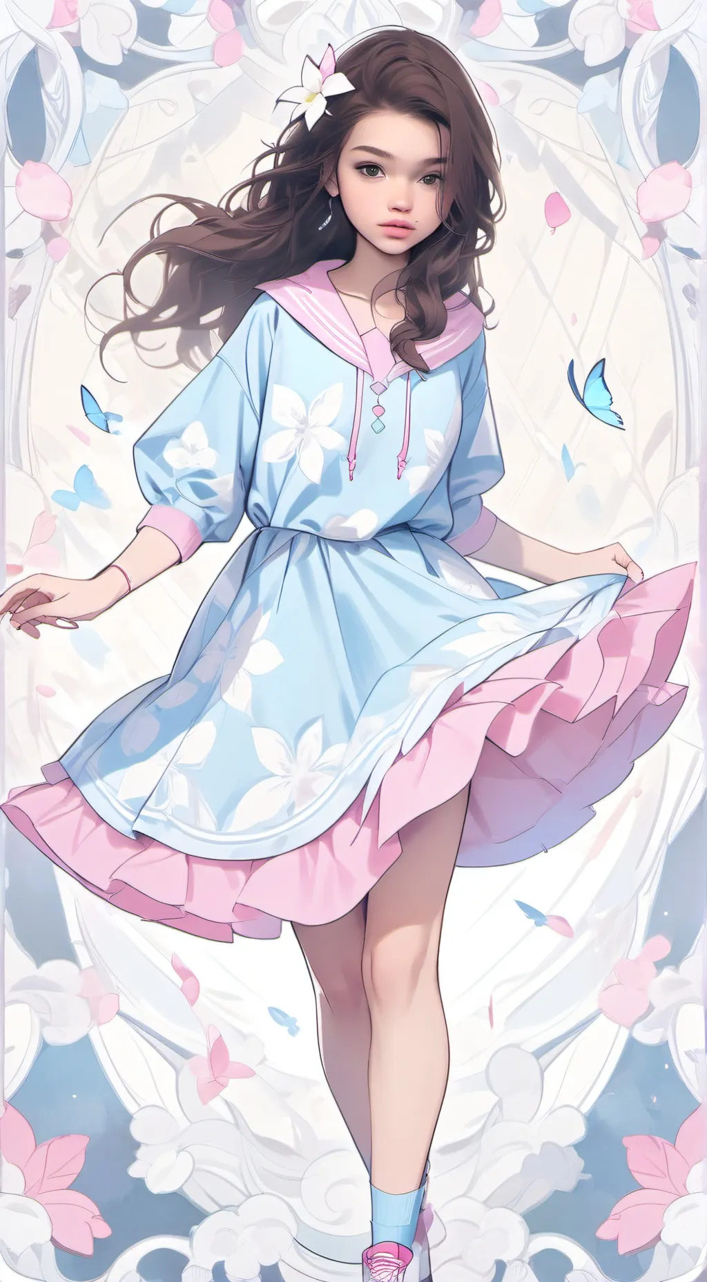 ai character: Zeba background