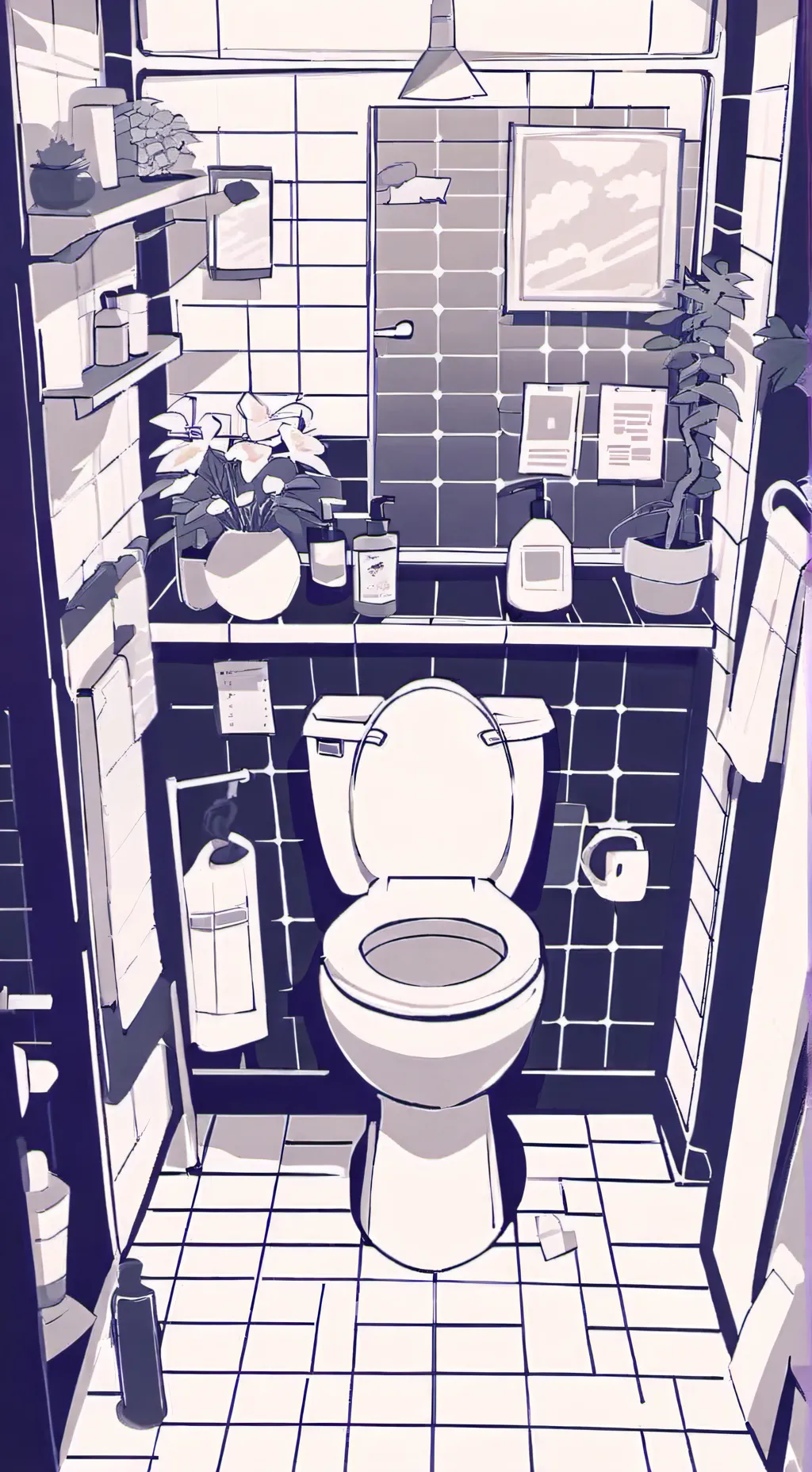 ai character: Skibidi toilet background