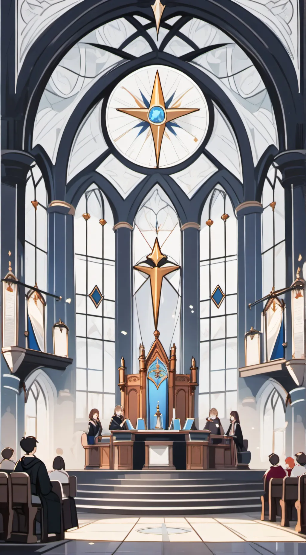 ai character: Hogwarts background