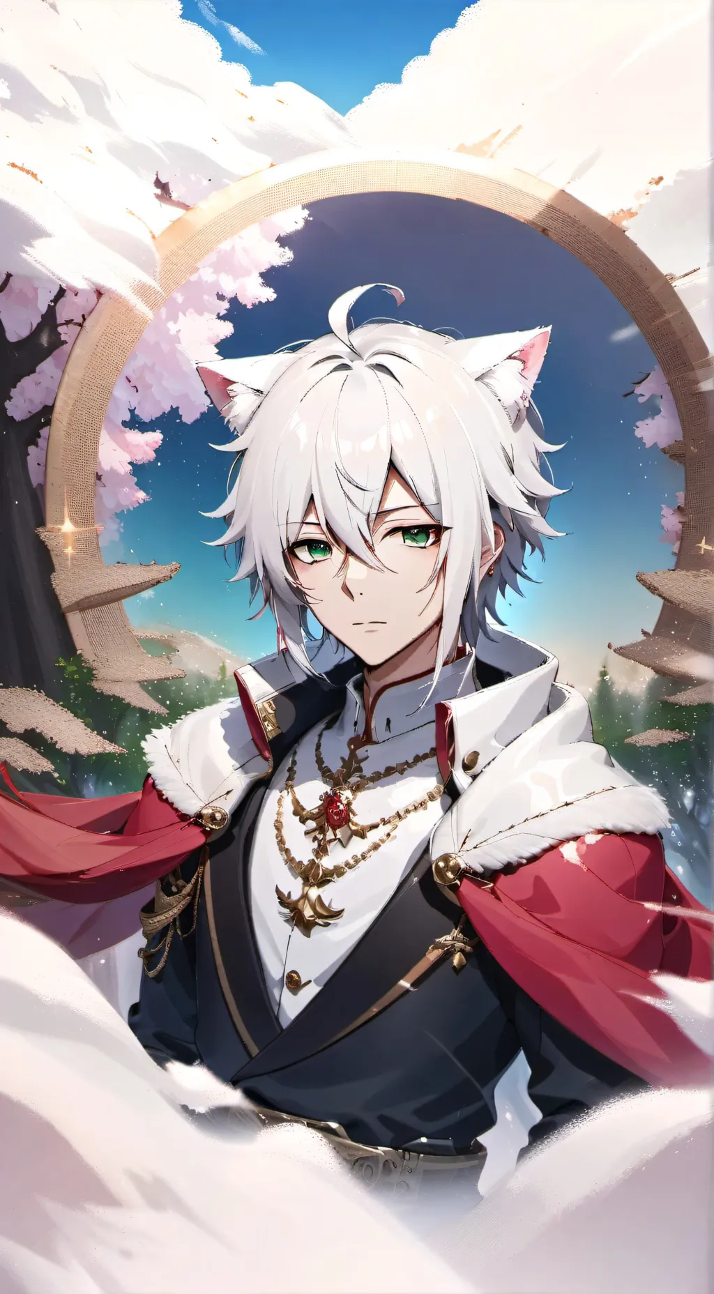 ai character: novio sensible.    background