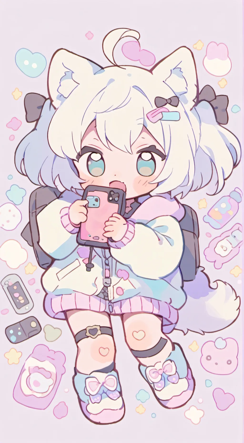 ai character: luna background