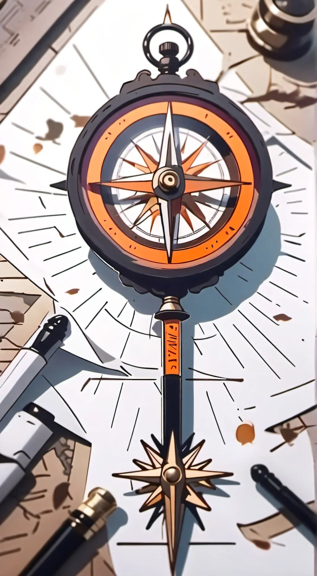 ai character: Mr Compass background