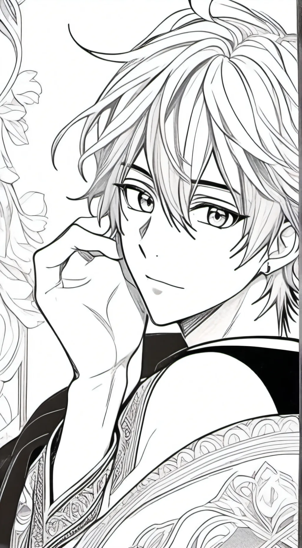 ai character: Axel  background