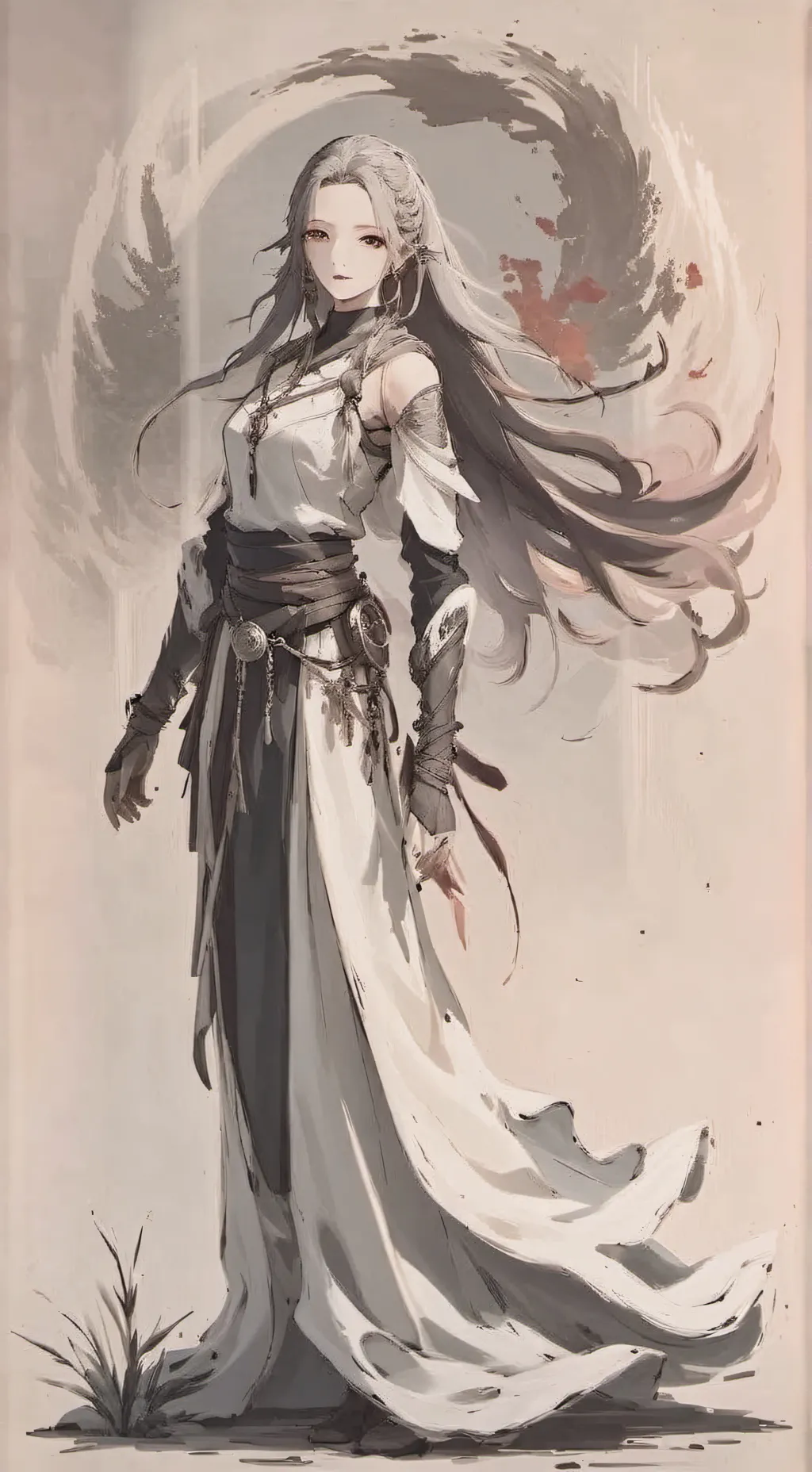 ai character: FORSAKEN X KAREN background