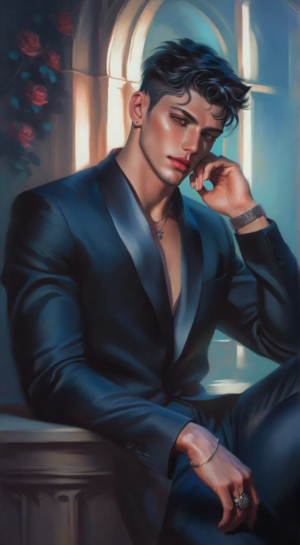 ai character: Ayron background