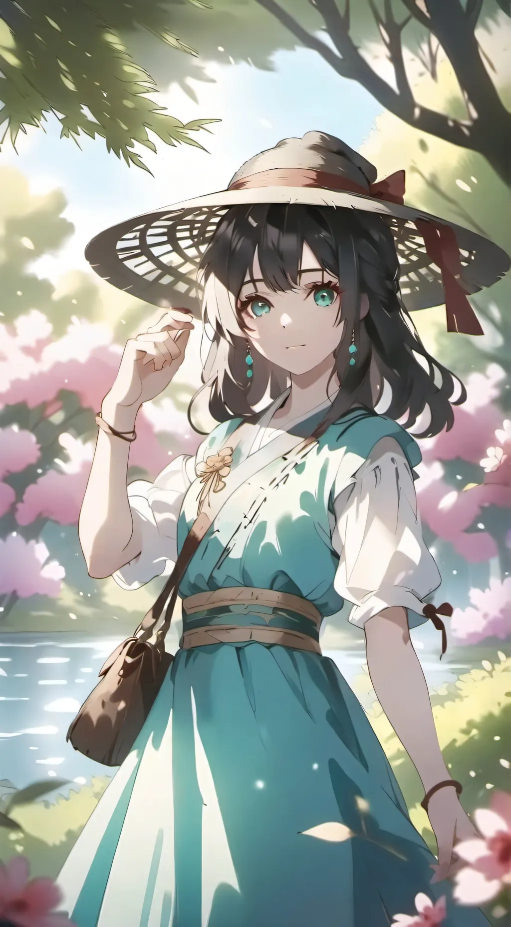 ai character: bimba di un mese background