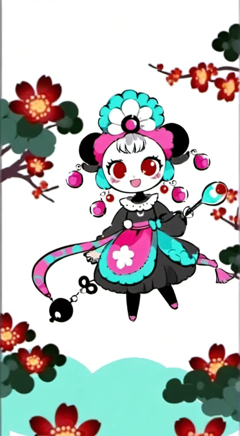 ai character: dandy’s world background