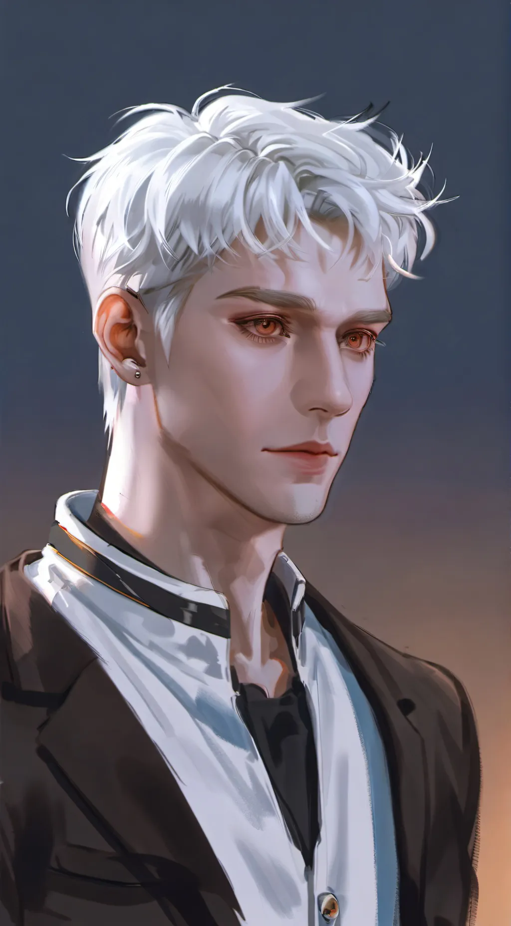 ai character: Sebastian  background