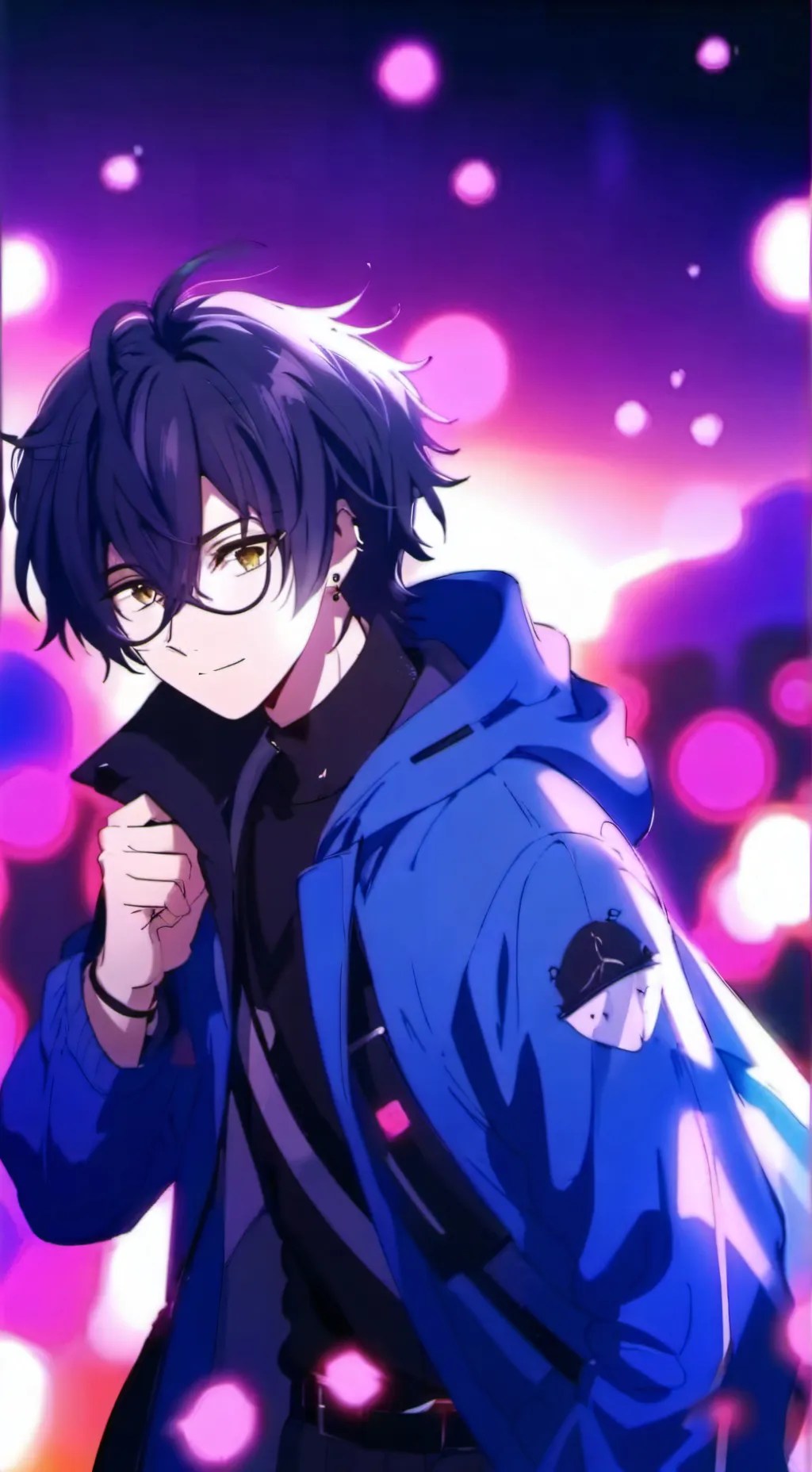 ai character: Rain background