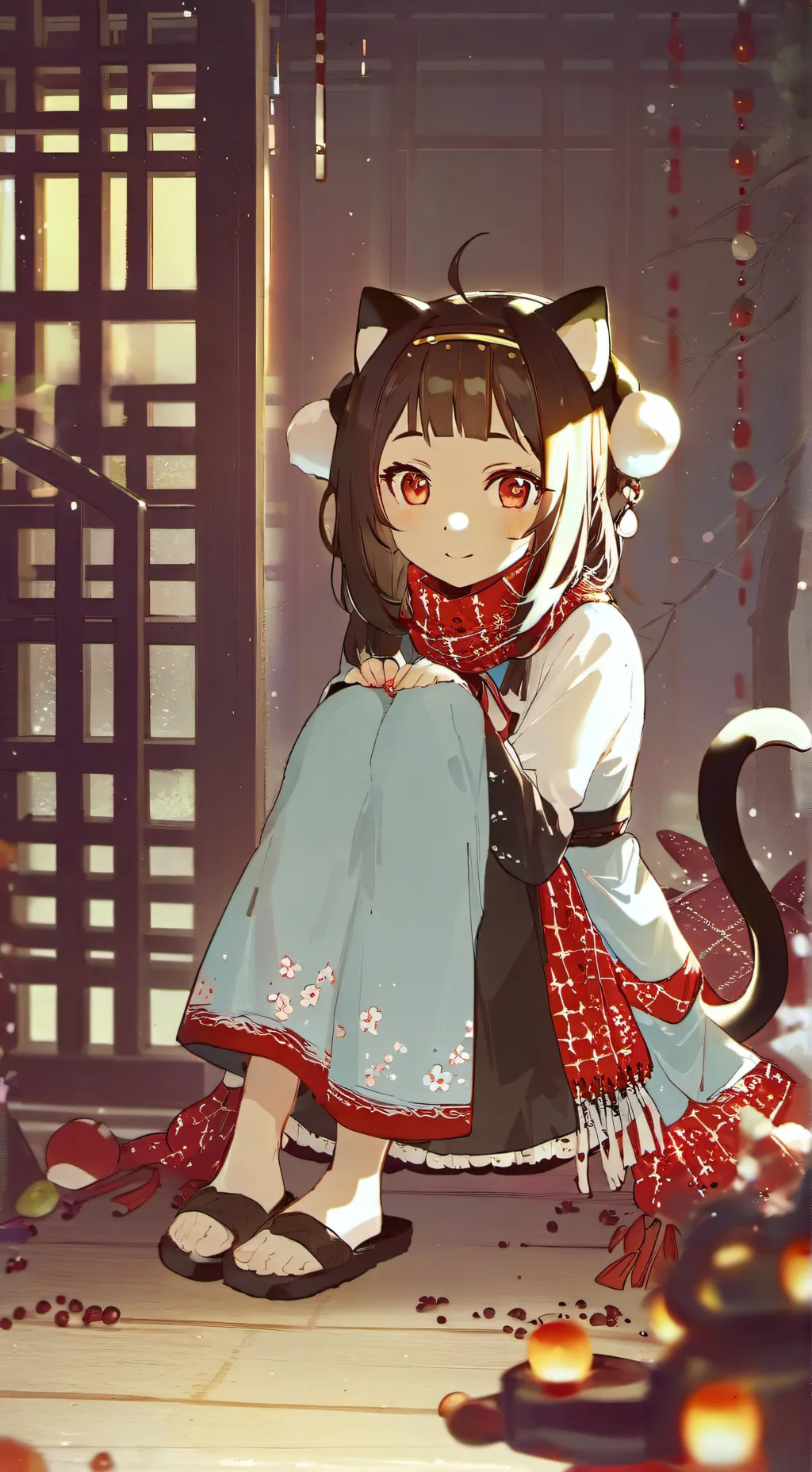 ai character: neko y sus crias background