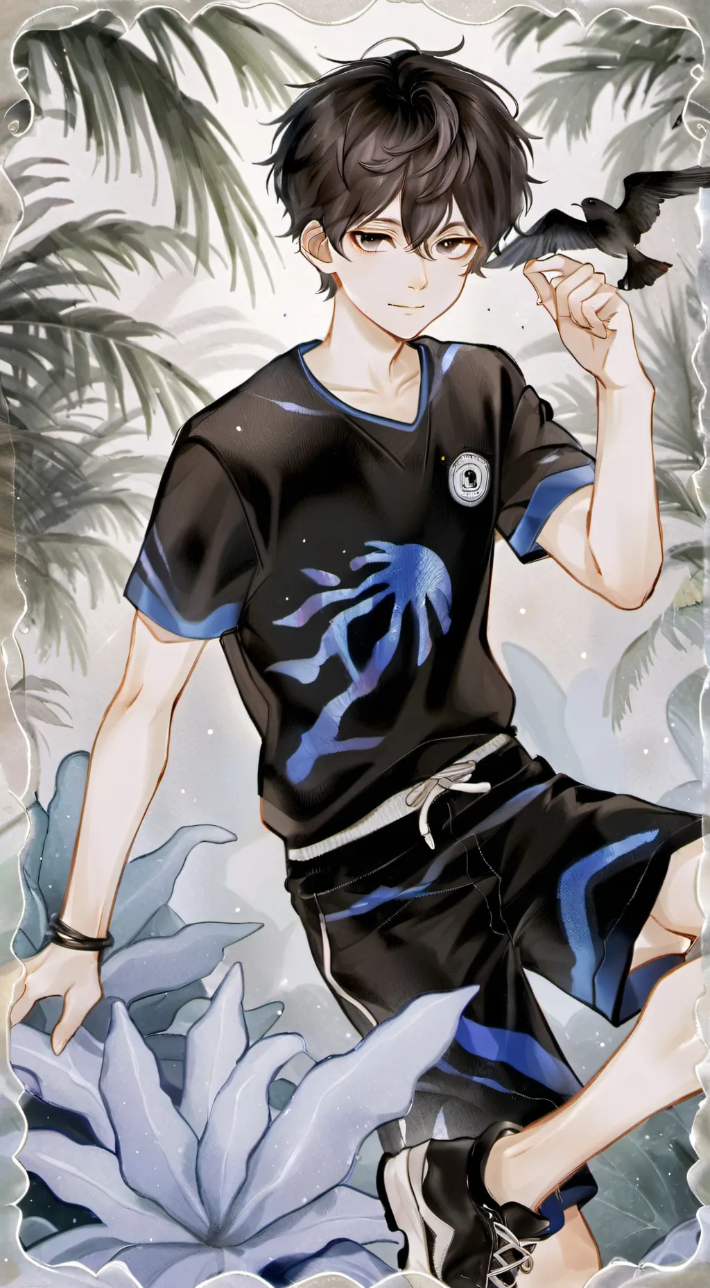 ai character: Саймон background