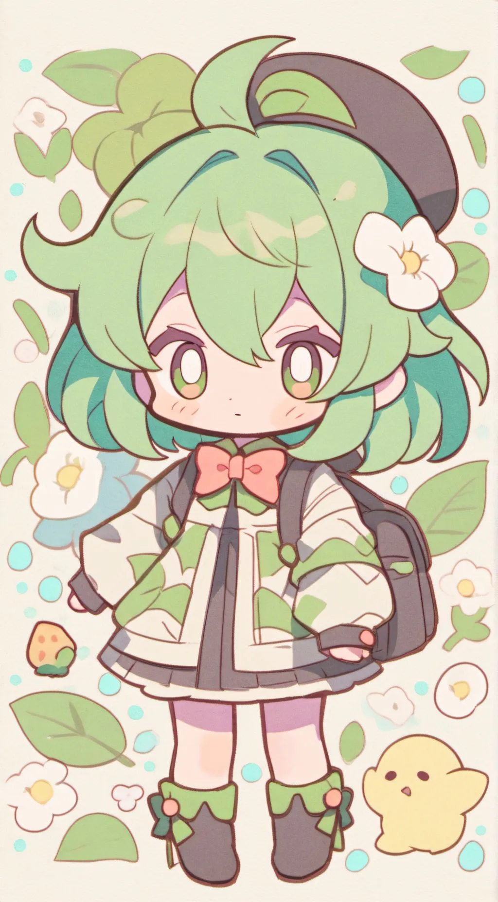 ai character: poppy x scraps  background