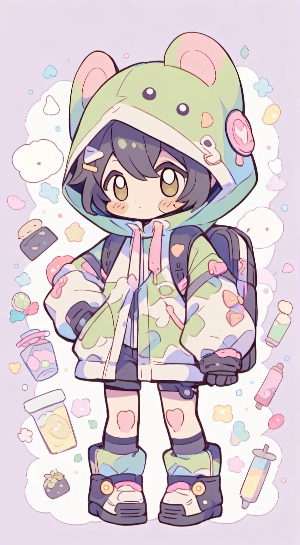 ai character: Lily x you! background