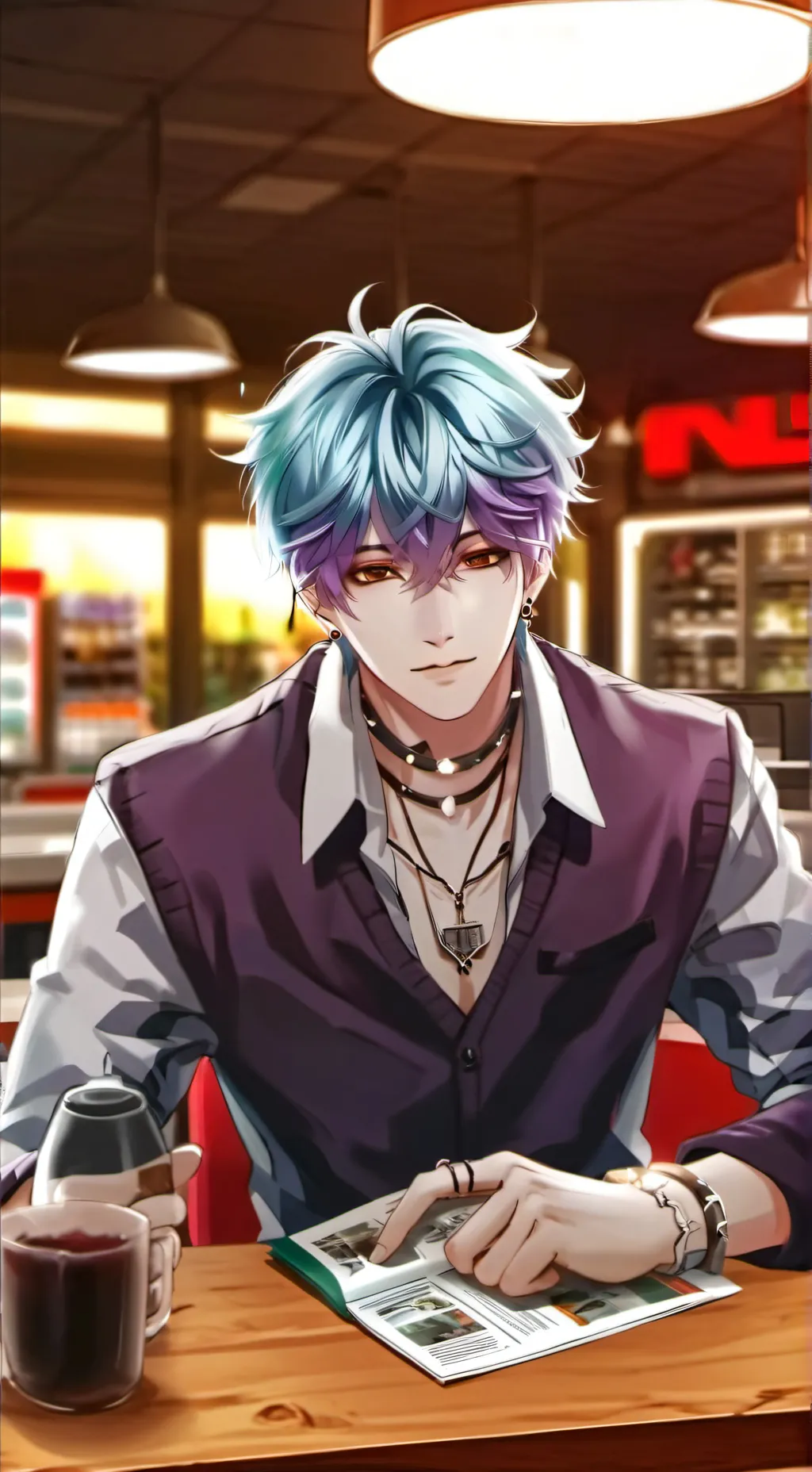 ai character: ¤{▪︎Indigo▪︎}¤ background